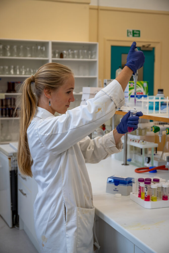 Young Person in Laboratory