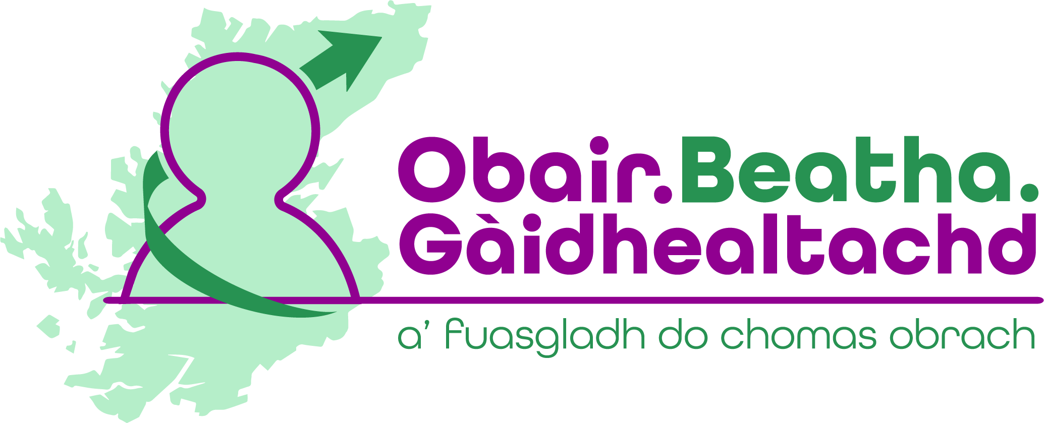 Work Life Highland Logo Gaelic Cò tha sinn a? cuideachadh Page
